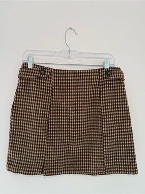 Plaid Mini Skirt